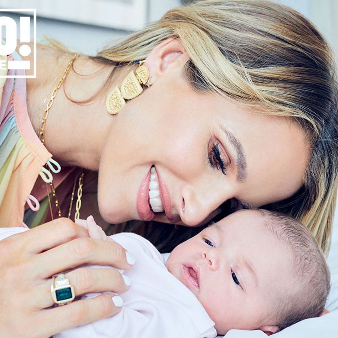 Exclusive: Vogue Williams and Spencer Matthews introduce their baby daughter to the world