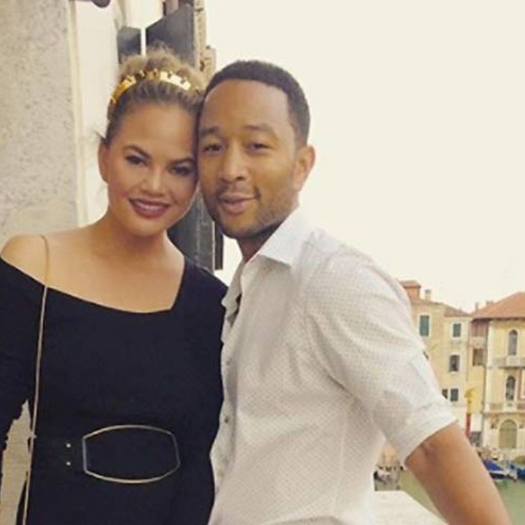 Chrissy Teigen and John Legend holiday in Italy with daughter Luna