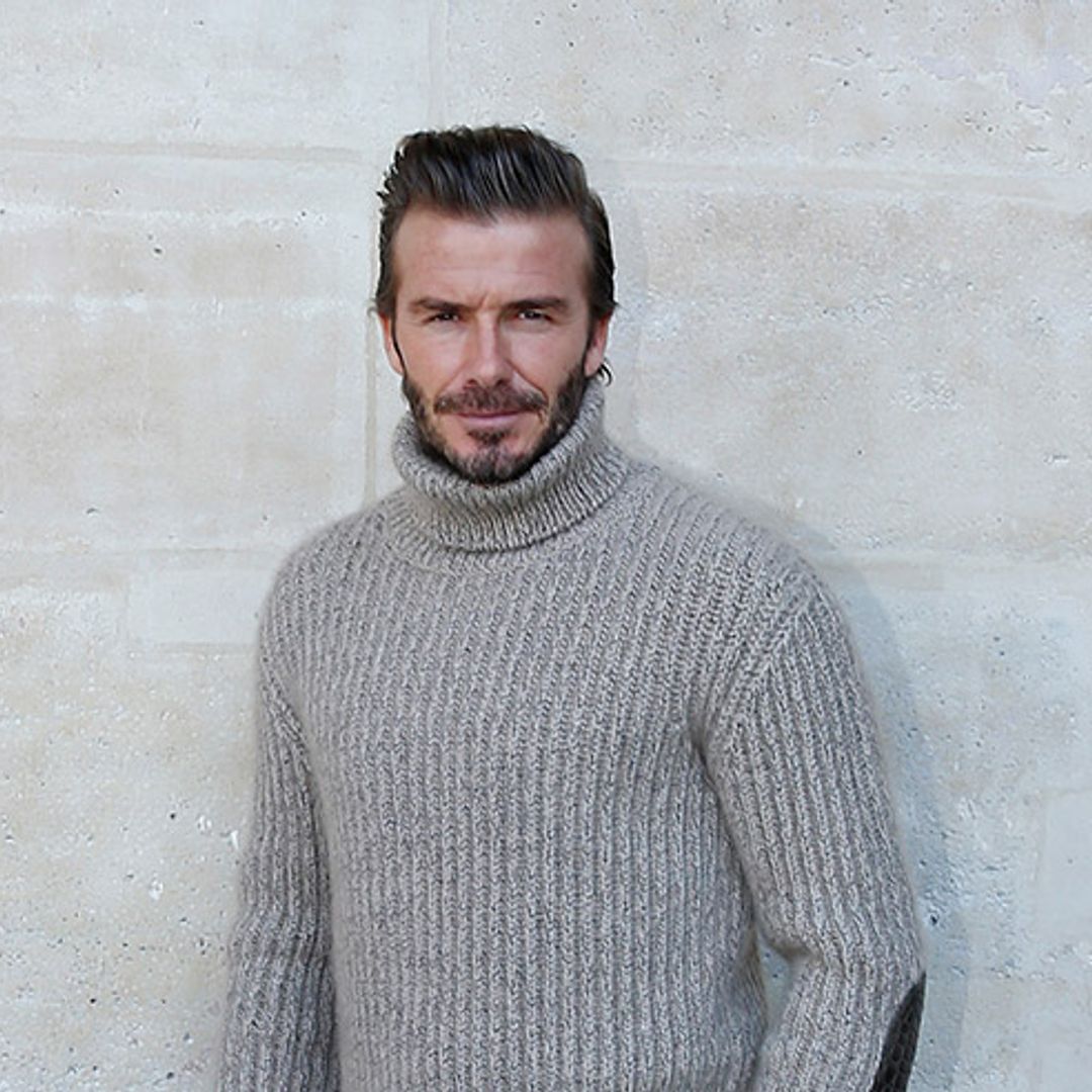 David Beckham aids elderly woman who collapsed in the street