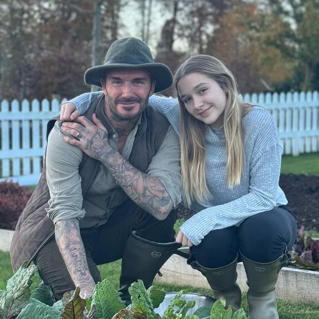 David Beckham surprises Harper Beckham with special treat in video inside family home