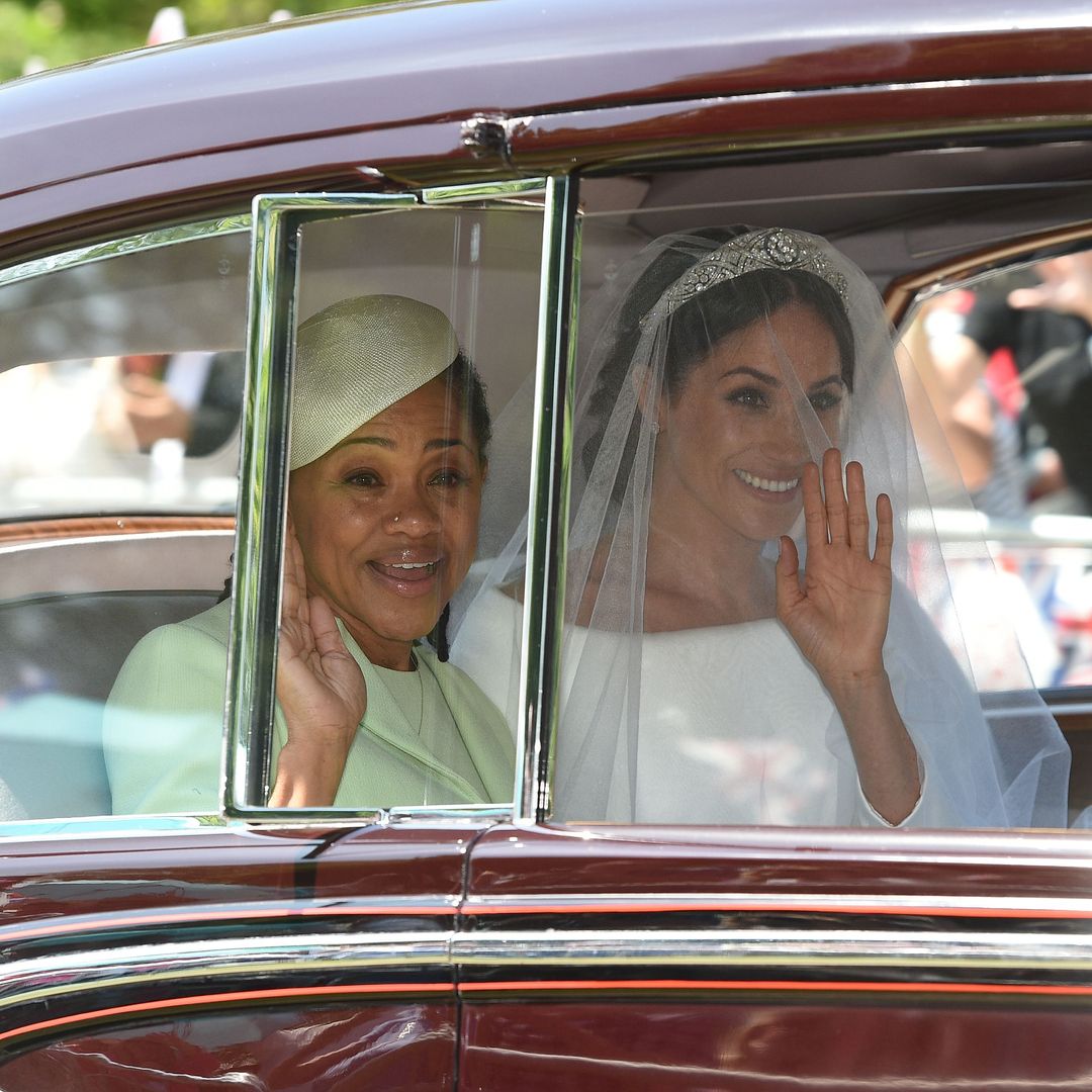 Doria Ragland captivated by Elton John in behind-the-scenes royal wedding photo