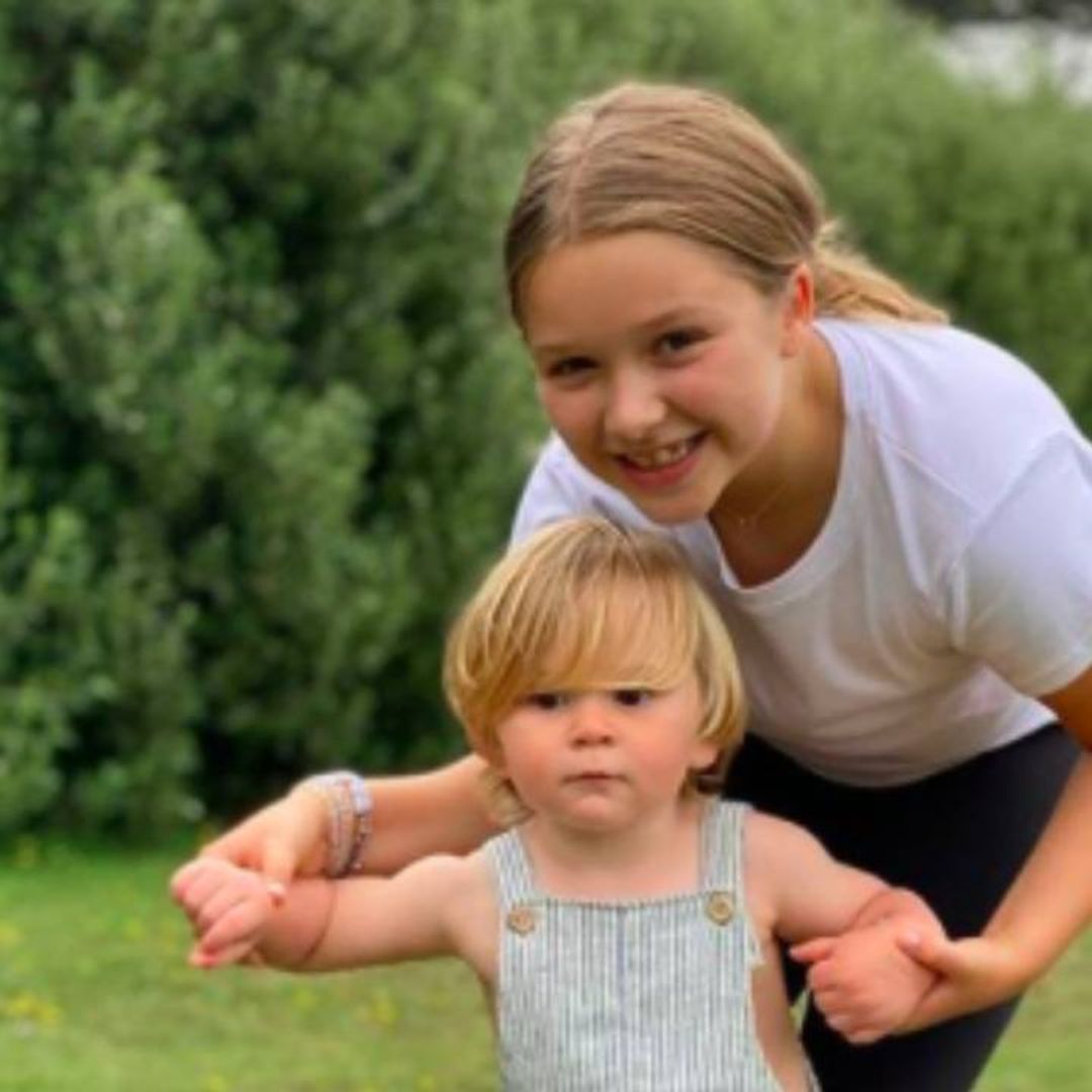 Victoria Beckham sparks reaction sharing photo of Harper hugging Gordon Ramsay's son Oscar