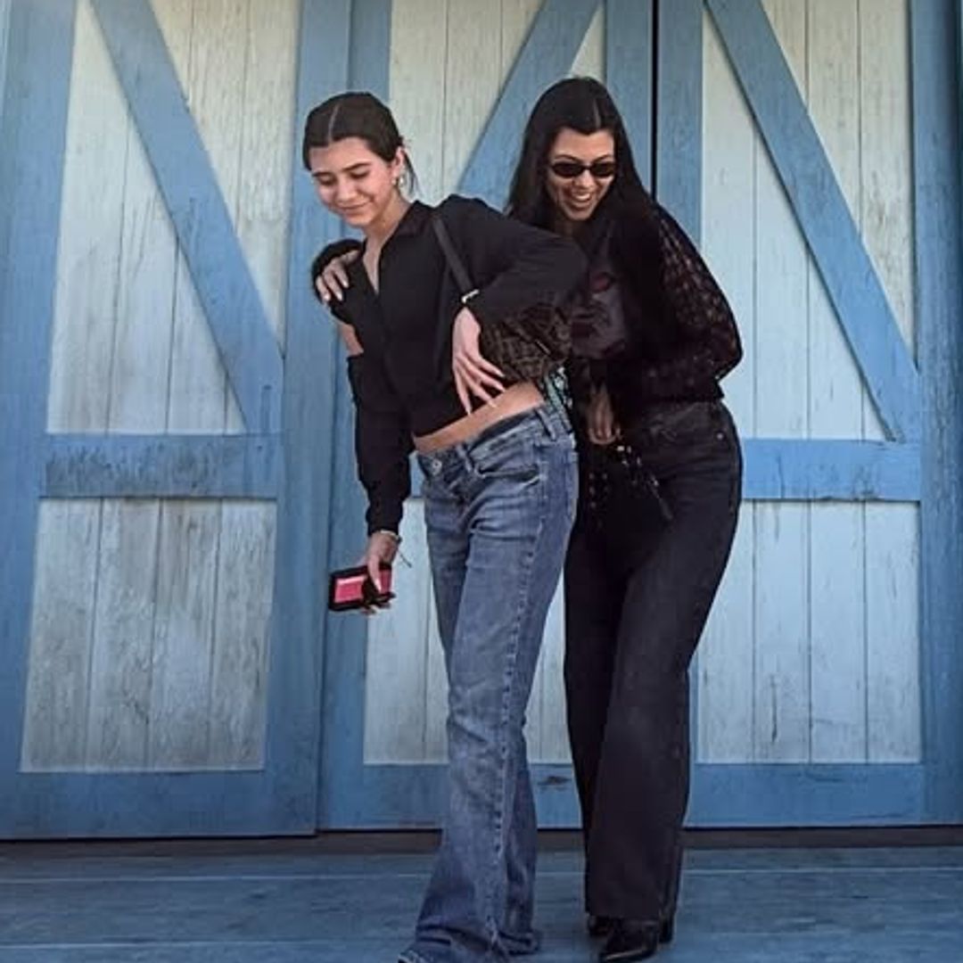 Kourtney Kardashian's teen daughter Penelope is so tall in new photos and her famous aunt's total twin