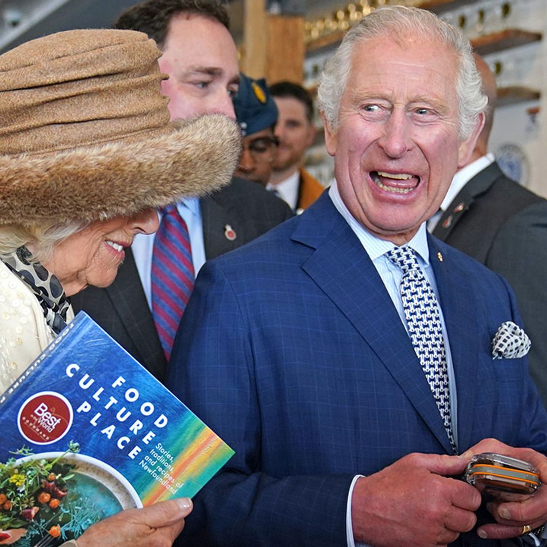The Prince of Wales and The Duchess of Cornwall get stuck in on the first day of their Canadian tour