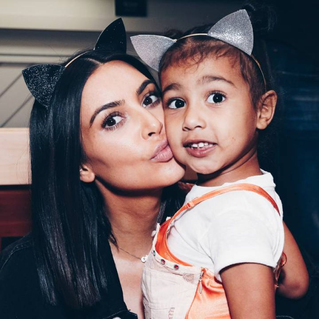 Kim Kardashian reassures fans after sharing new photo of daughter North with her pet dog Sushi