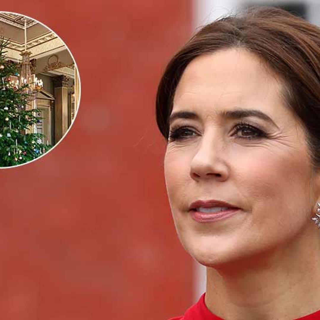 Crown Princess Mary shows off her stunning Christmas décor at royal palace