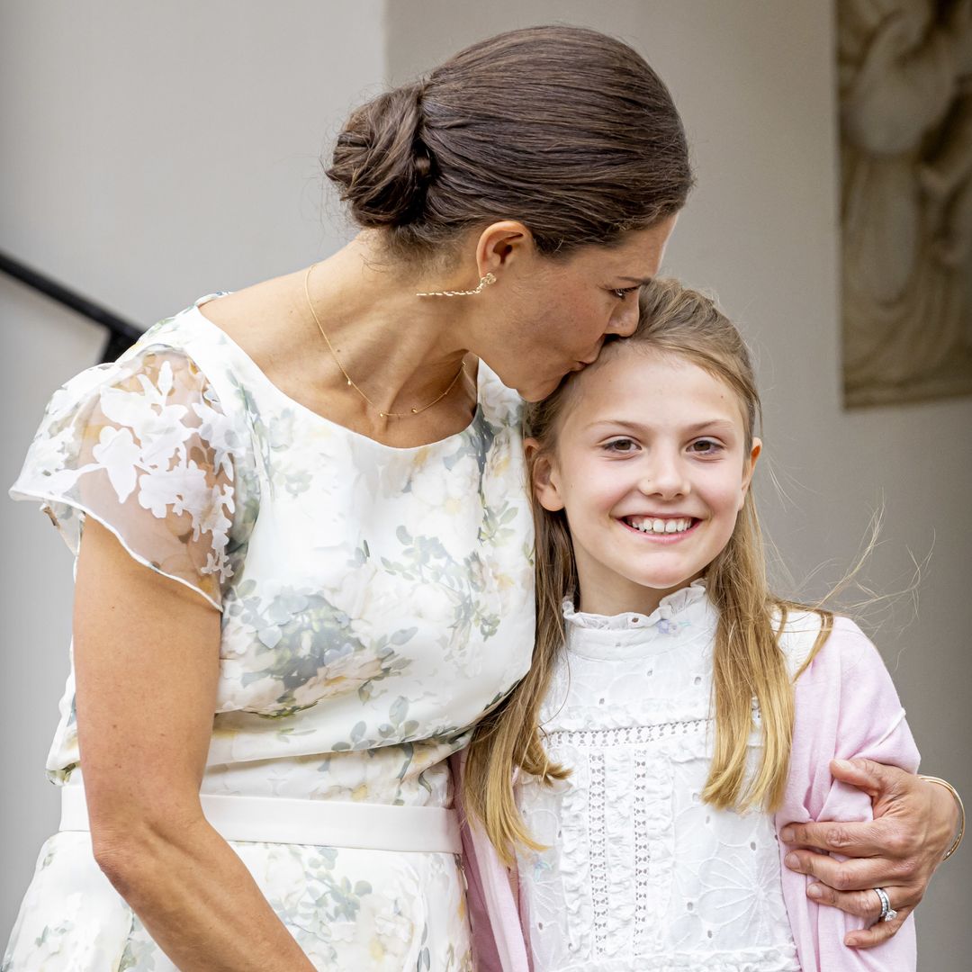 Crown Princess Victoria twins with Princess Estelle, 12, for cutest mother-daughter moment
