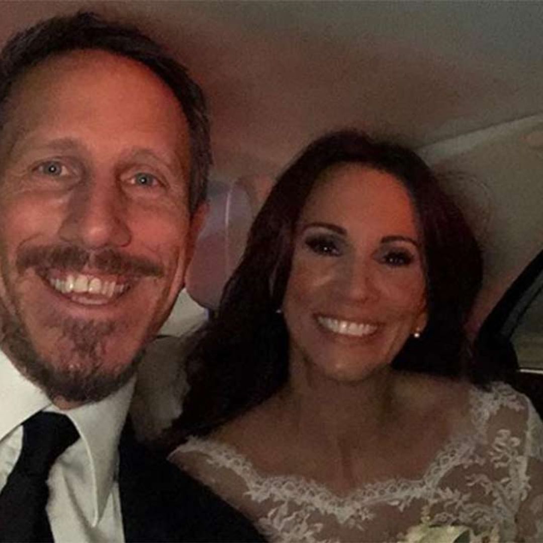 Look back at Andrea McLean's wedding as she celebrates 2nd anniversary with Nick Feeney