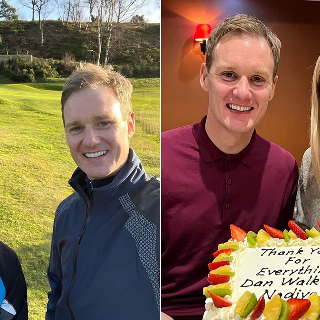 Dan Walker bonds with Kai Widdrington over golf and takes out Strictly cast for dinner – see pictures