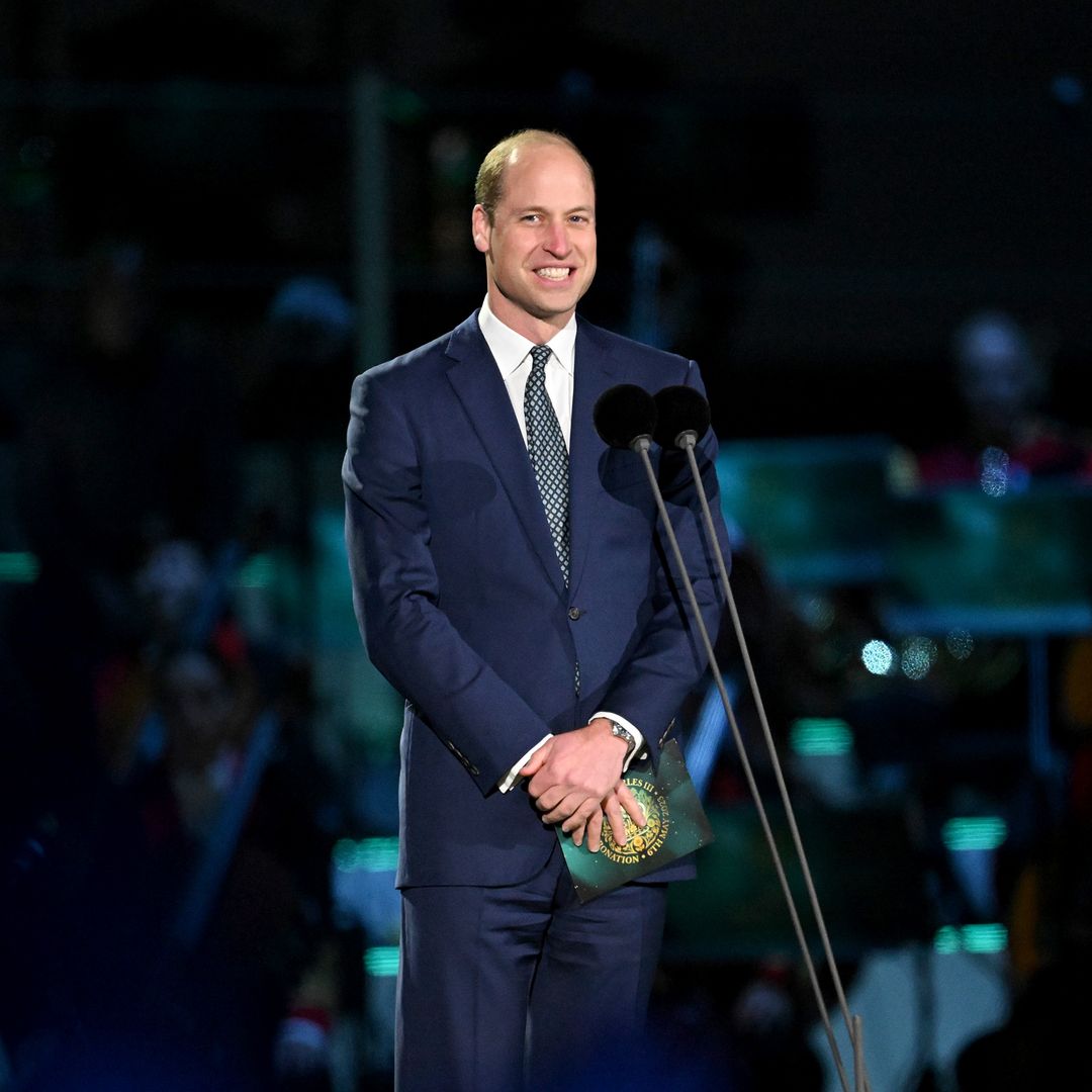 Prince William pays tribute to 'Pa' King Charles and late Queen in emotional speech at coronation concert