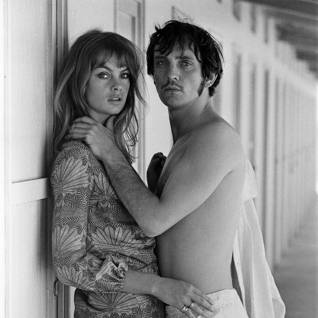 Jean Shrimpton and Terence Stamp in Italy. August 1966