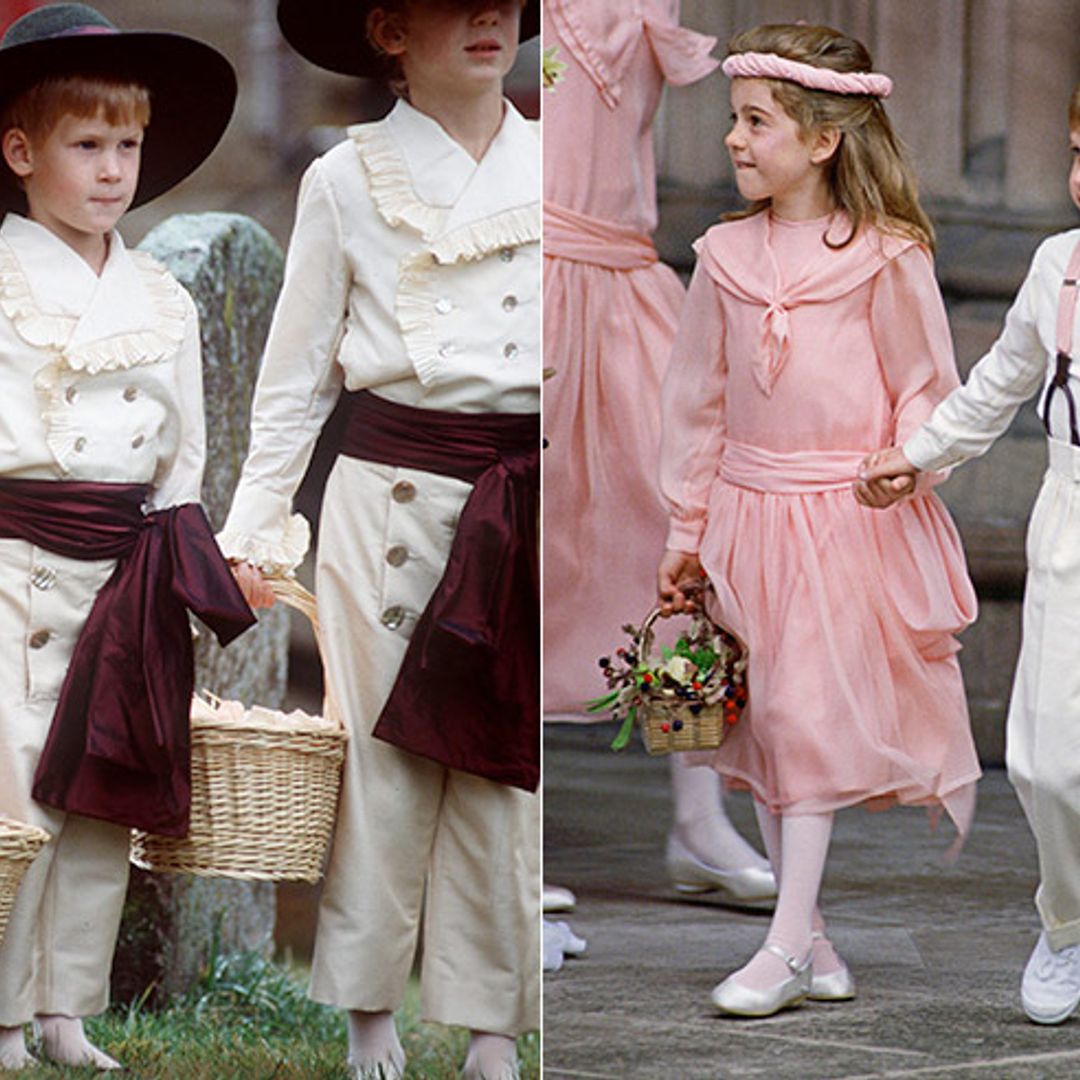 Prince William and Prince Harry as pageboys: See the adorable pictures