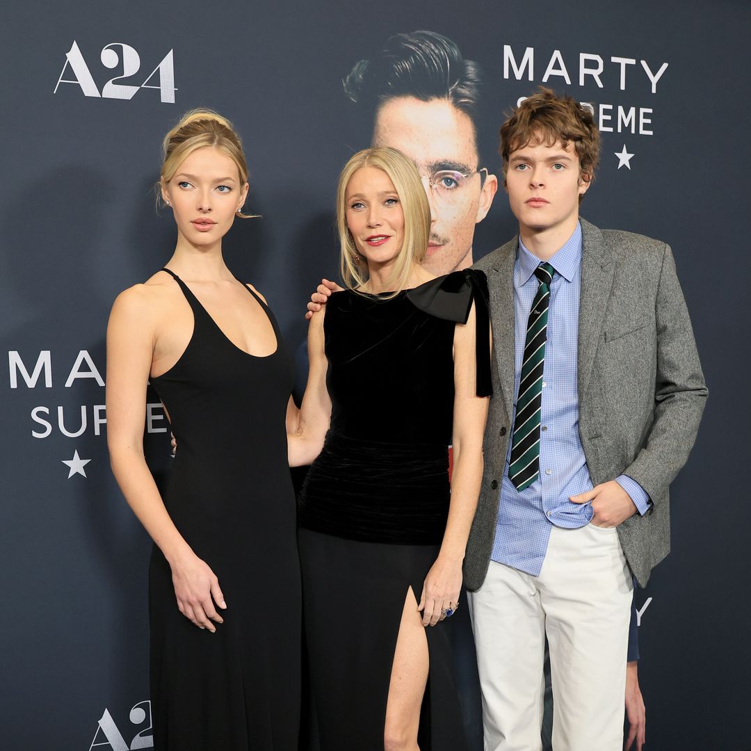 Gwyneth Paltrow steps out with kids Apple and Moses in first joint red carpet appearance