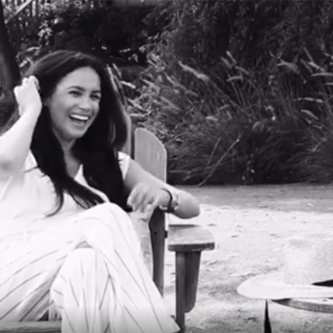 Meghan Markle joined by her beloved dogs in candid new 'backyard' video