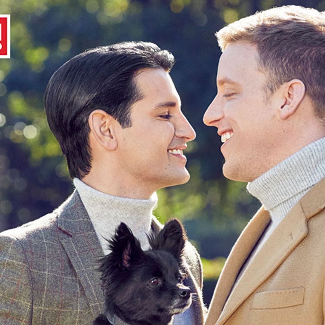 Exclusive! Ollie Locke takes part in first photoshoot fiance Gareth Locke following engagement