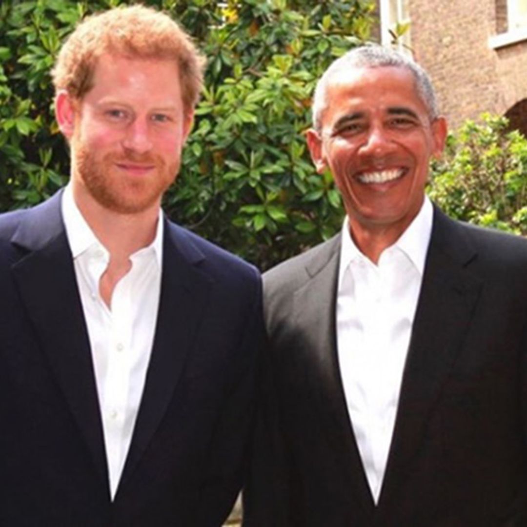 Prince Harry meets Barack Obama at Kensington Palace to discuss Manchester attack