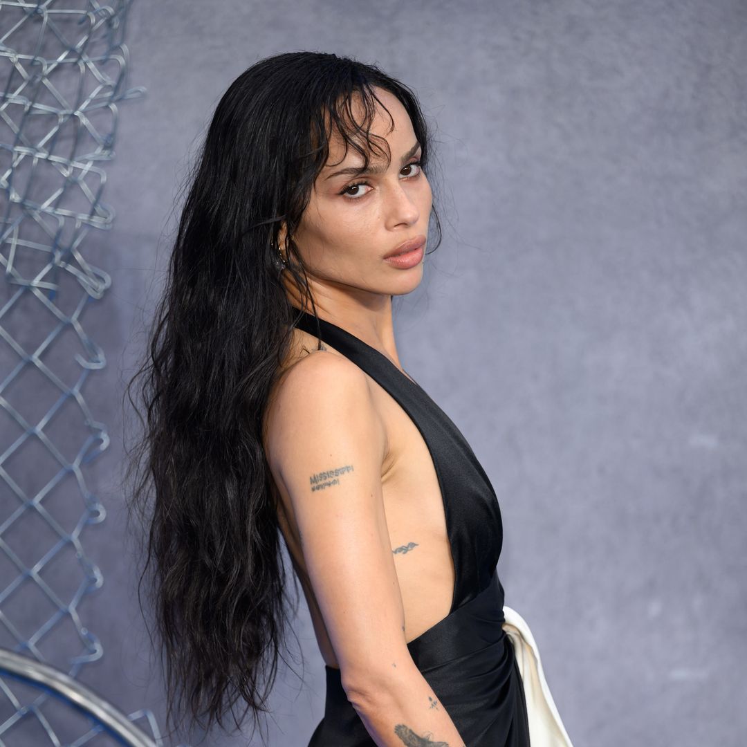 Zoë Kravitz steals the spotlight in 90s inspired backless LBD