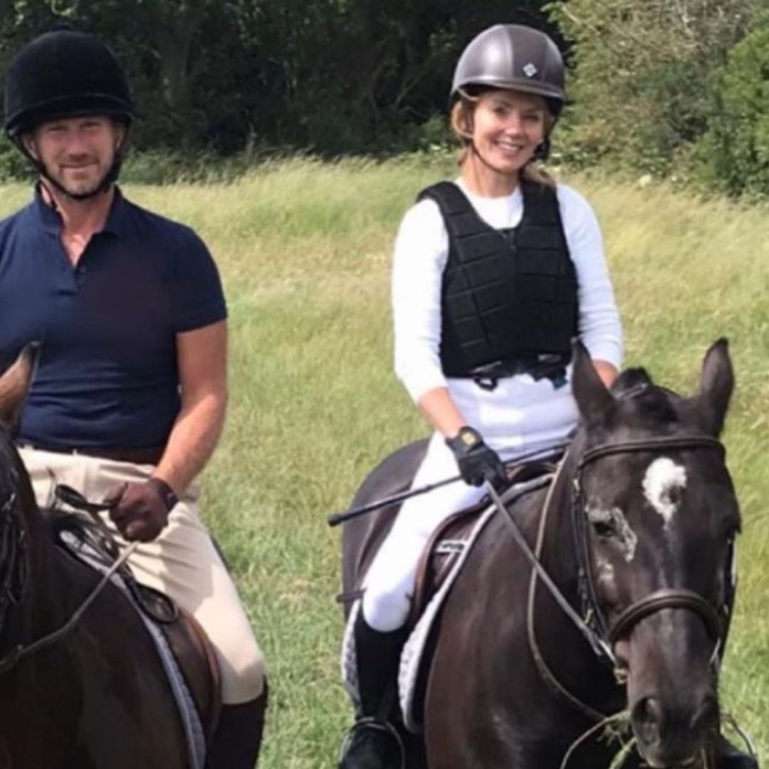 Fans convinced Geri Horner went horse riding with Prince Harry 