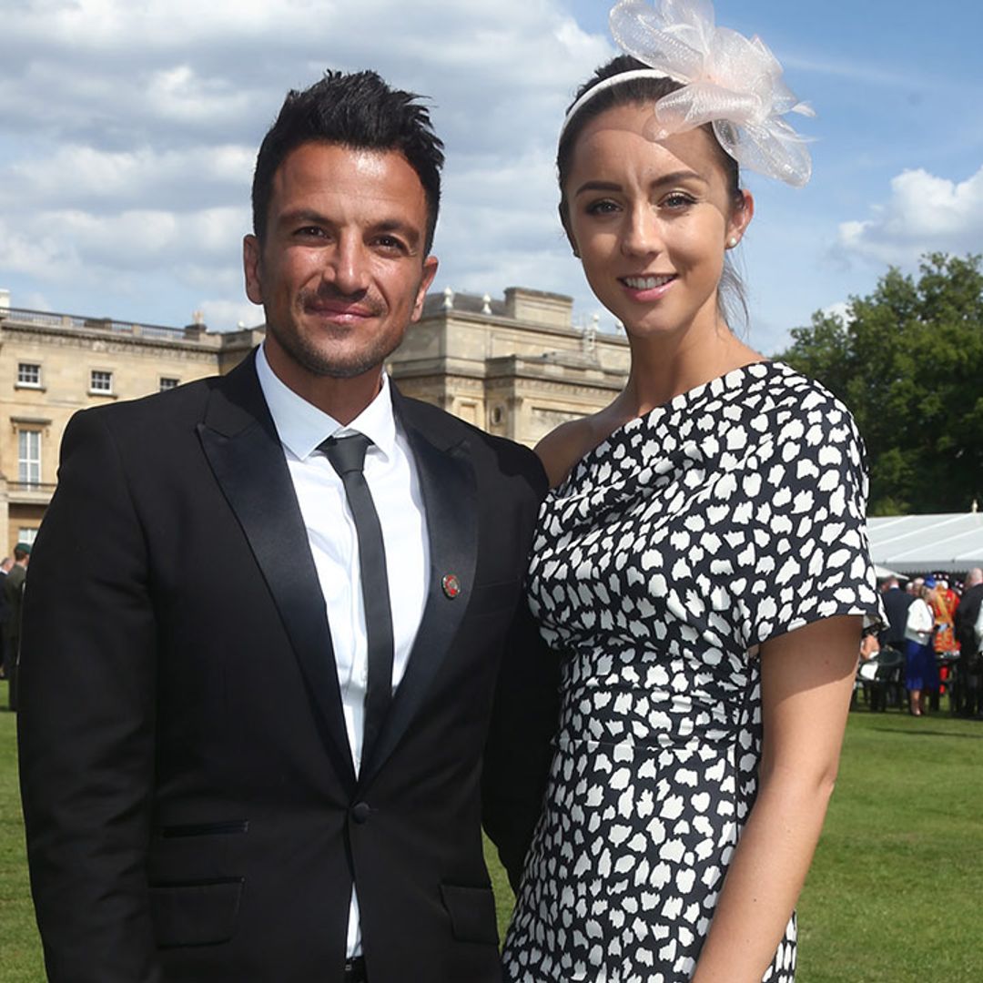 Peter Andre and wife Emily meet their 'heroes' at Buckingham Palace
