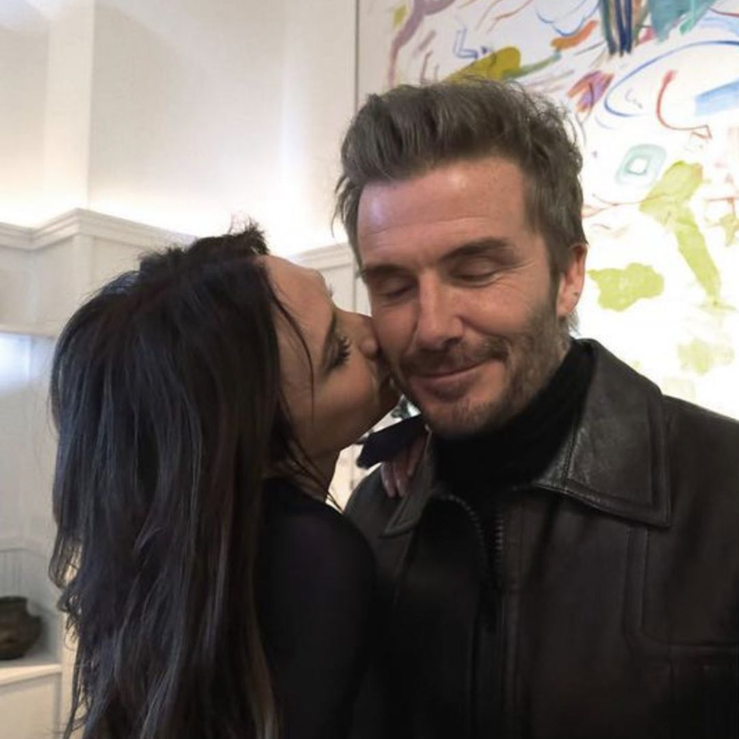 David Beckham puts on loved-up display with wife Victoria after Rebecca Loos' fresh revelation about affair