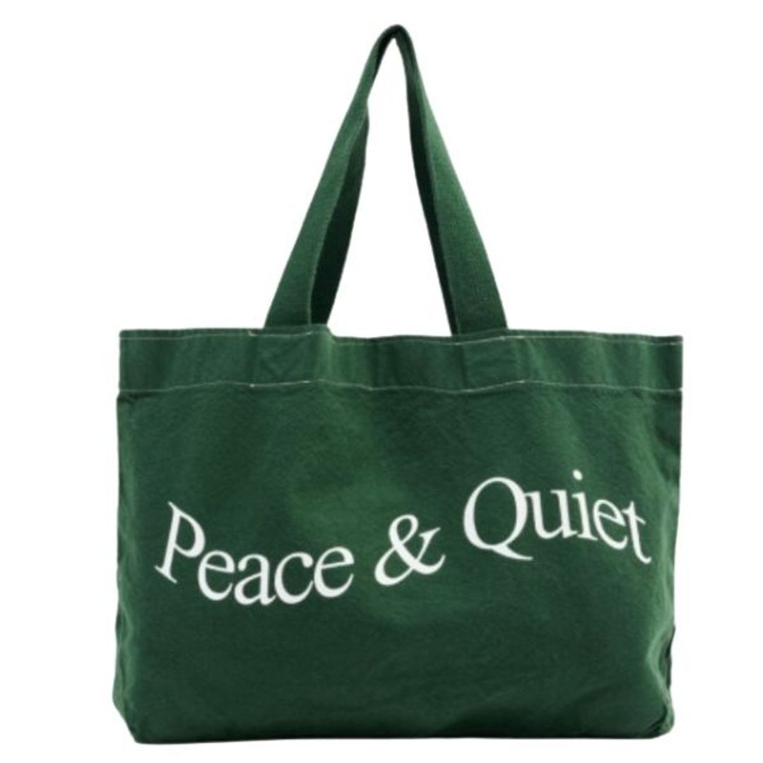 Museum of Peace and Quiet Wordmark logo-print cotton tote bag