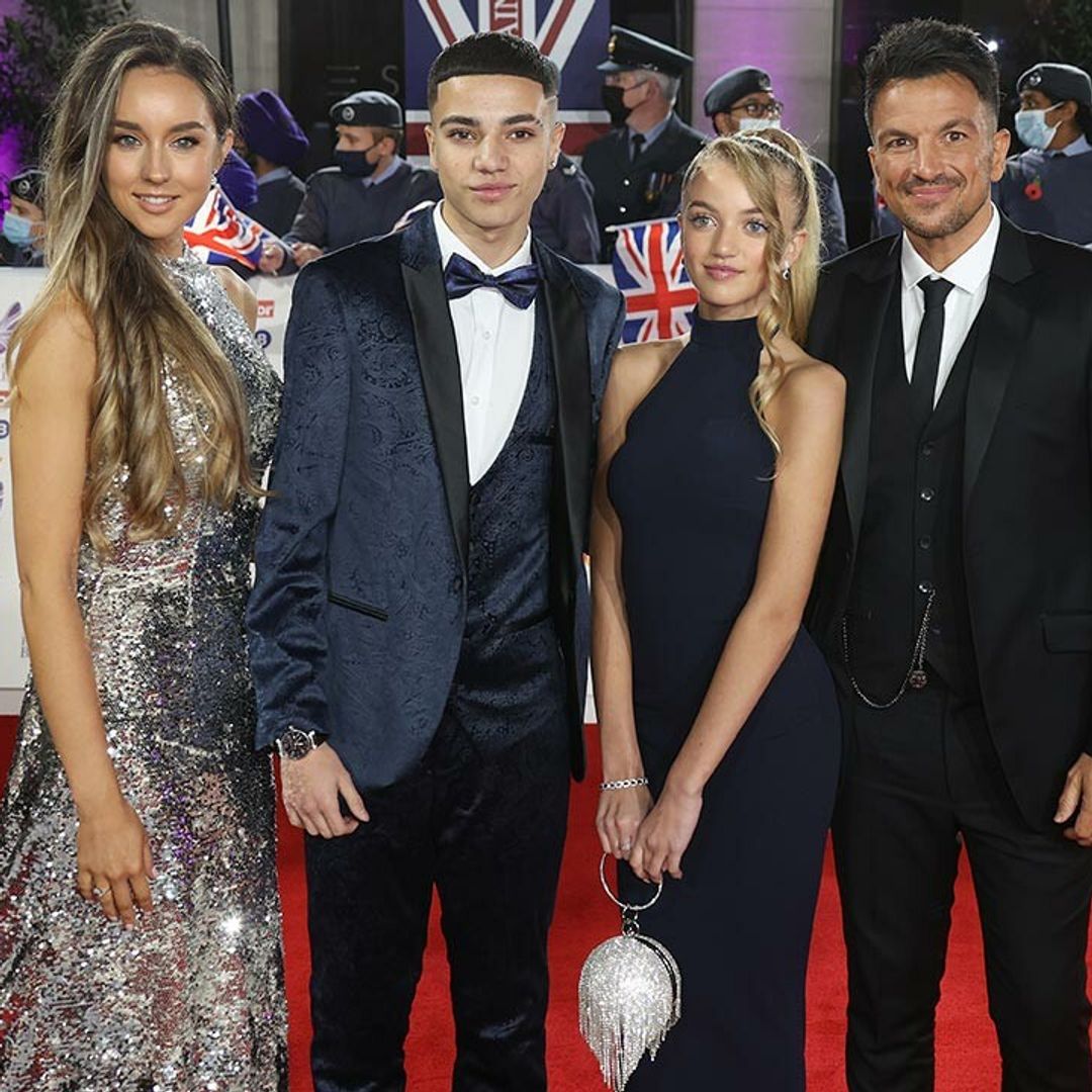 Peter Andre praises children Junior and Princess following 'difficult time' in the family