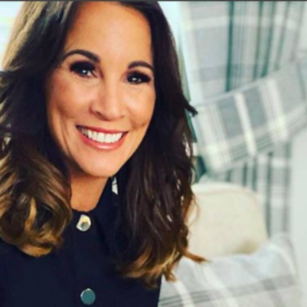 Andrea McLean shares glimpse inside her living room – complete with family photos