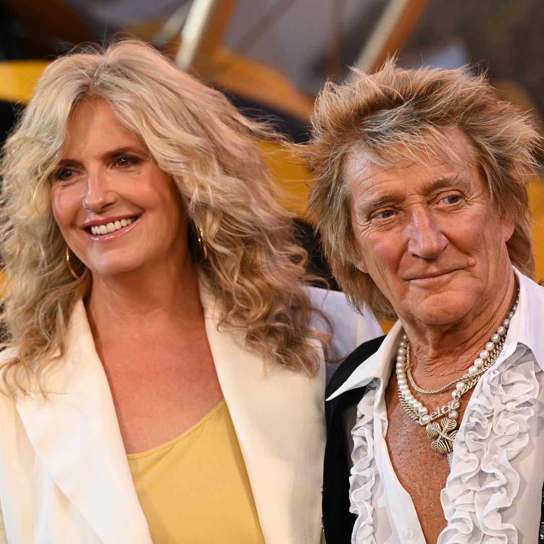 Rod Stewart and Penny Lancaster's youngest son, 13, makes rare appearance
