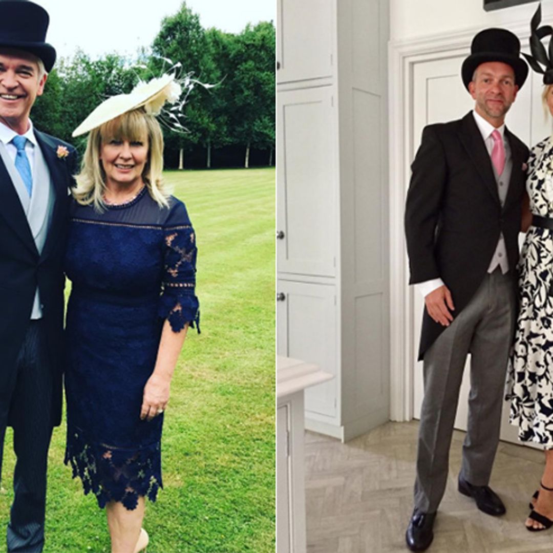 Holly Willoughby and Phillip Schofield make rare outing with other halves at Royal Ascot