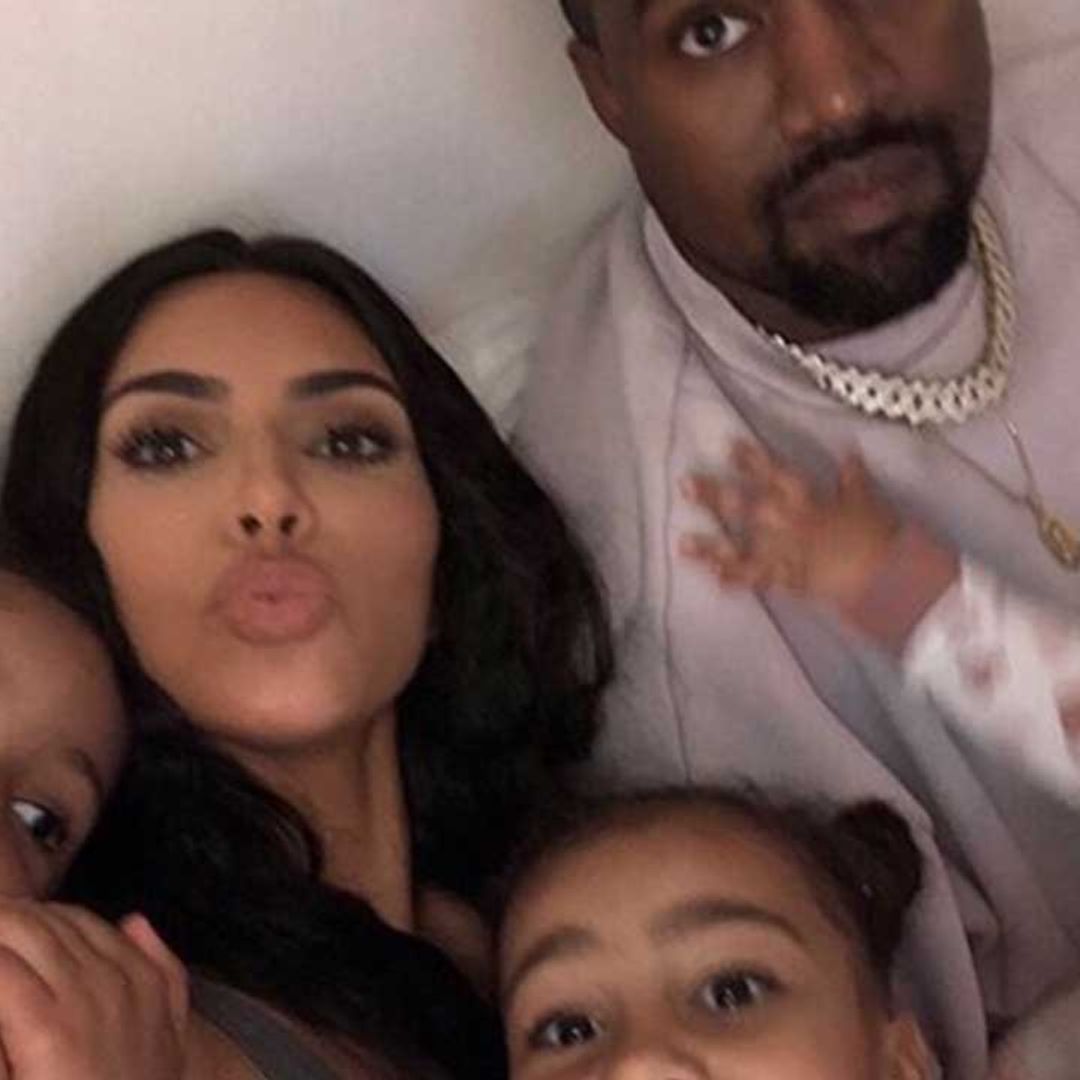 Kim Kardashian invites fans inside her family home with Kanye West and their four children