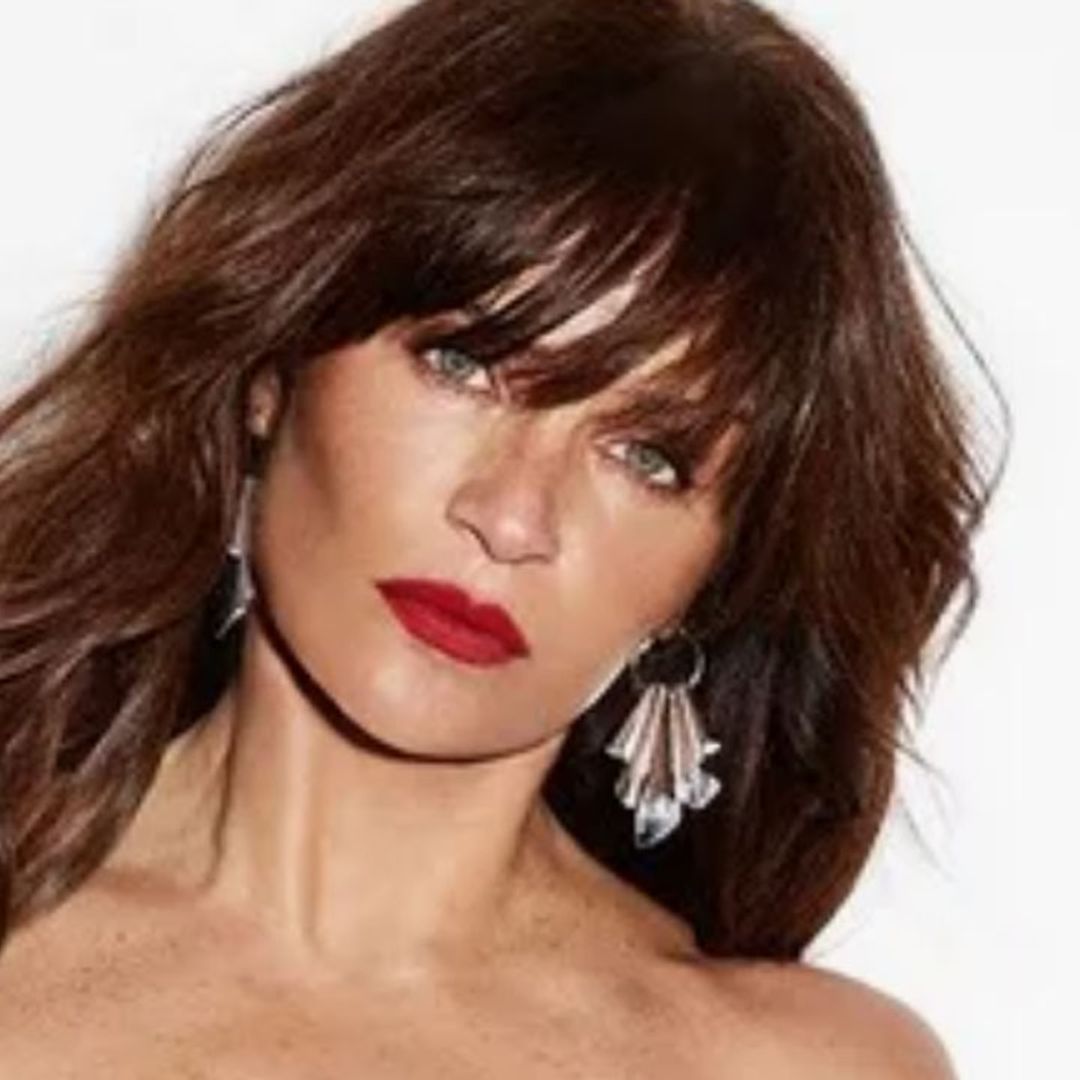 Helena Christensen rocks nothing but a scarf in poignant new photo
