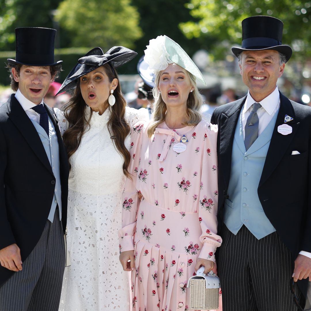  Prince William,Princess Kate and friends head to Ascot for Day 2