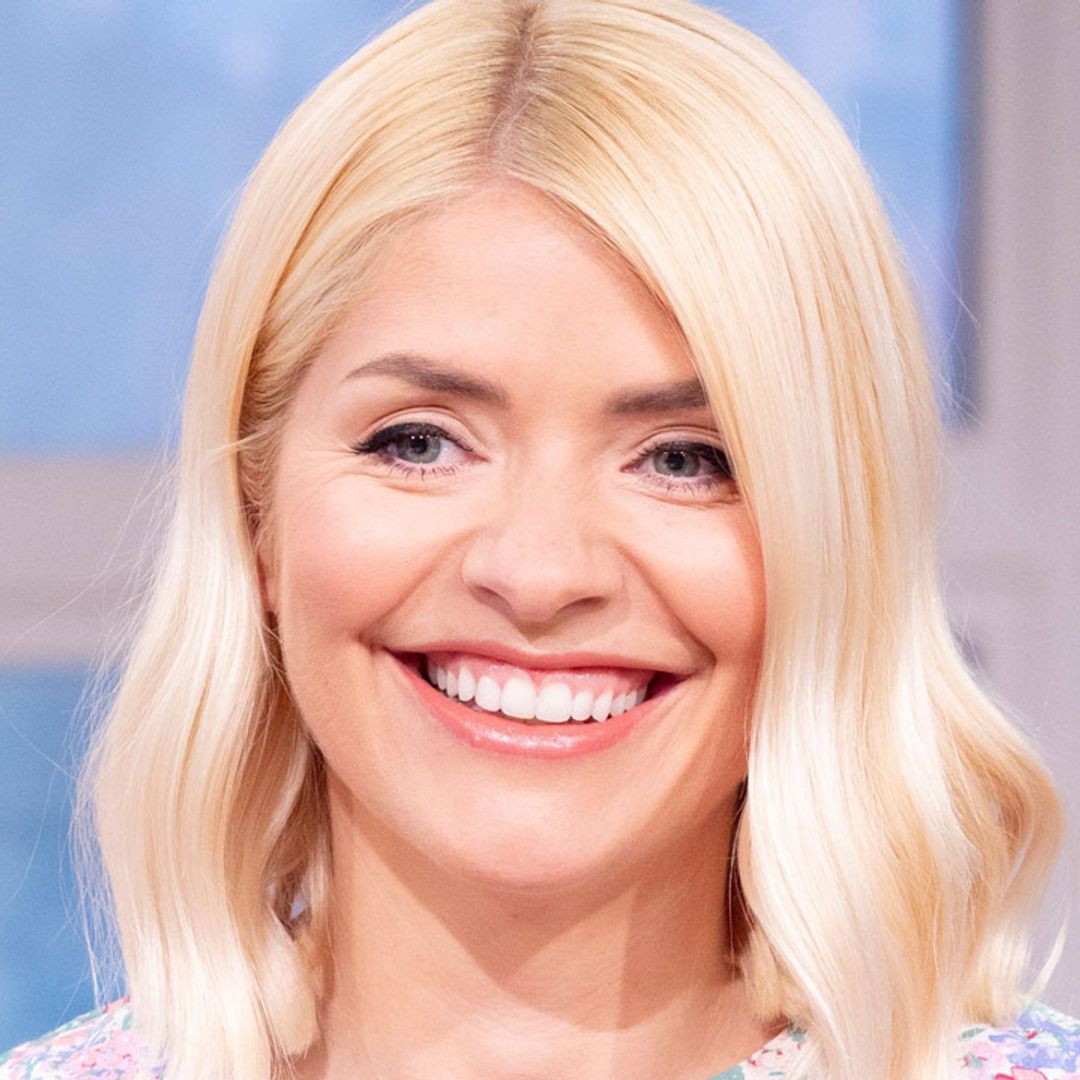 Holly Willoughby just wore the dreamiest blue shirt dress on This Morning
