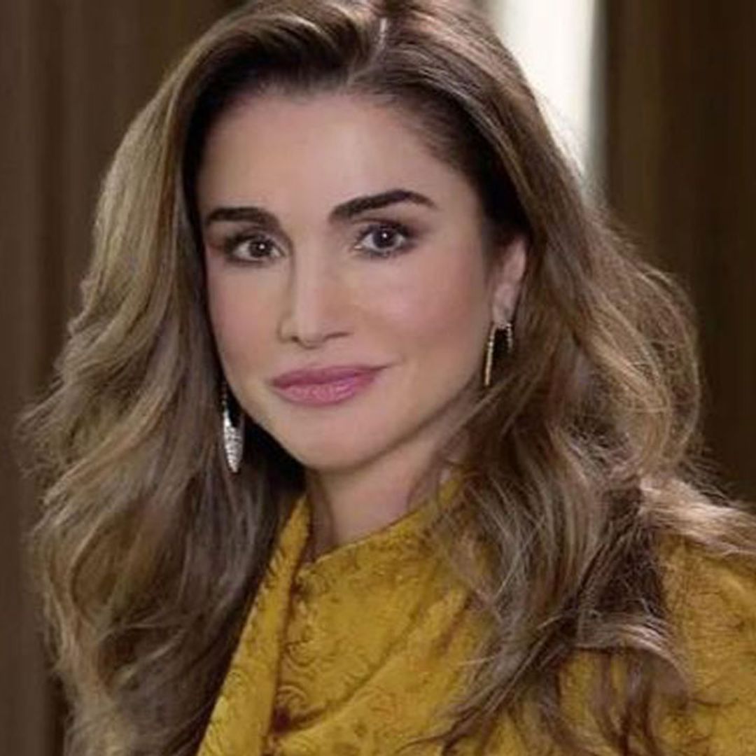 Queen Rania of Jordan's slinky satin two-piece is truly iconic - look