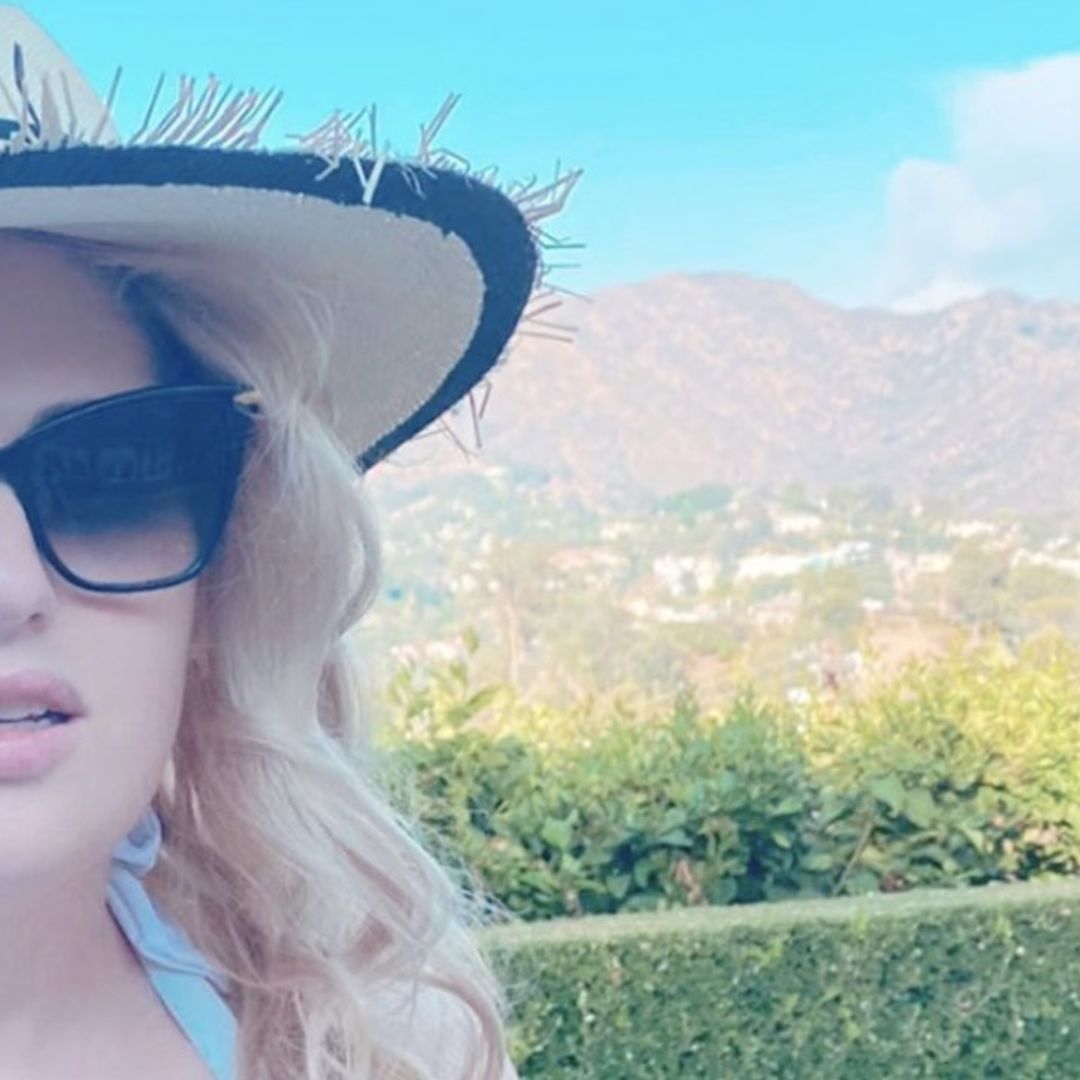 Rebel Wilson 'sunbakes' by the pool in first new pic since social break