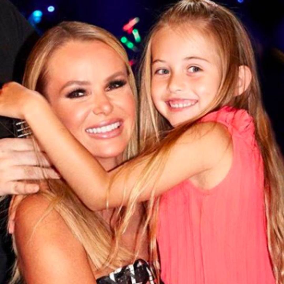 Amanda Holden treats daughter Hollie to a festive day out in London