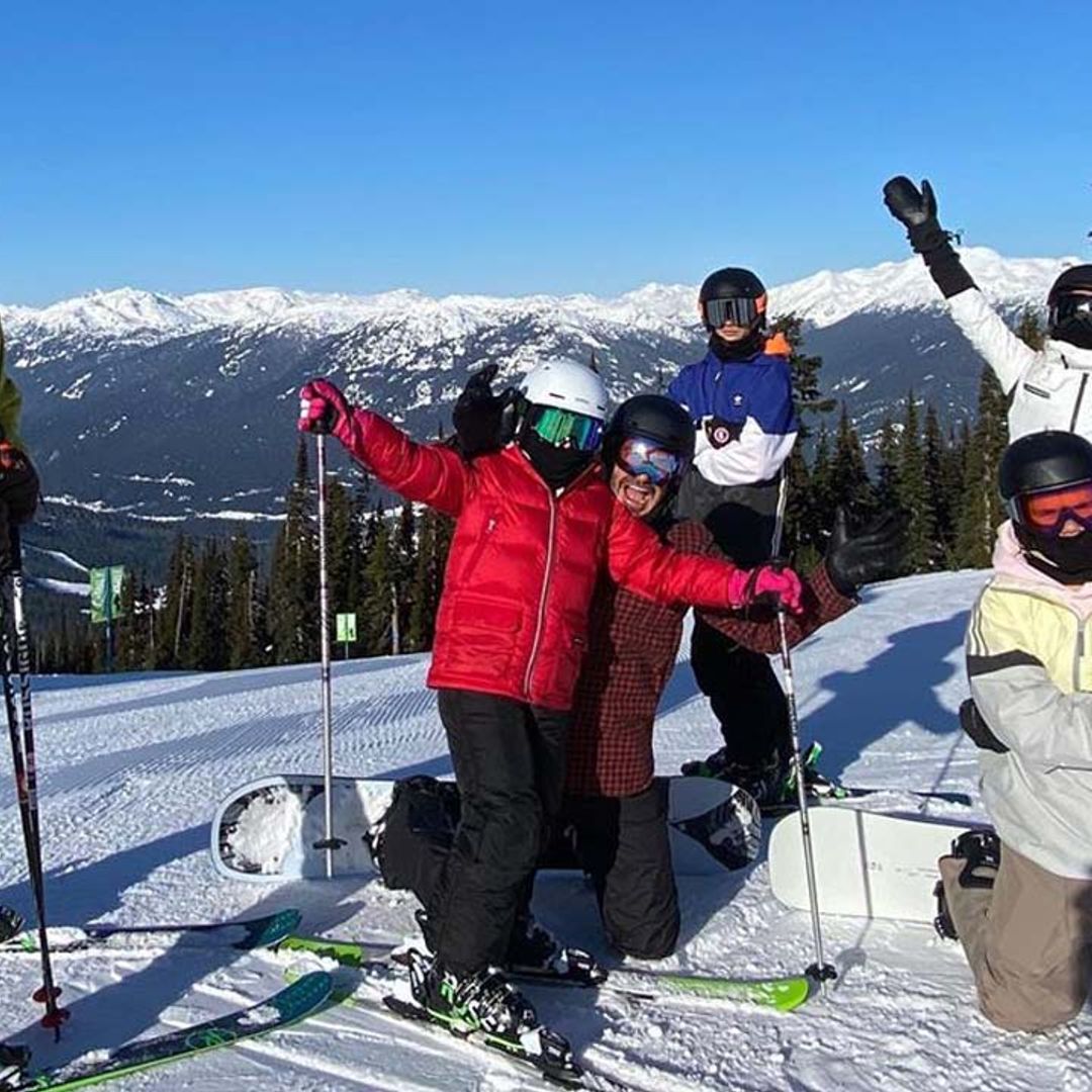 Victoria Beckham shares a glimpse inside her luxurious family skiing holiday in Canada