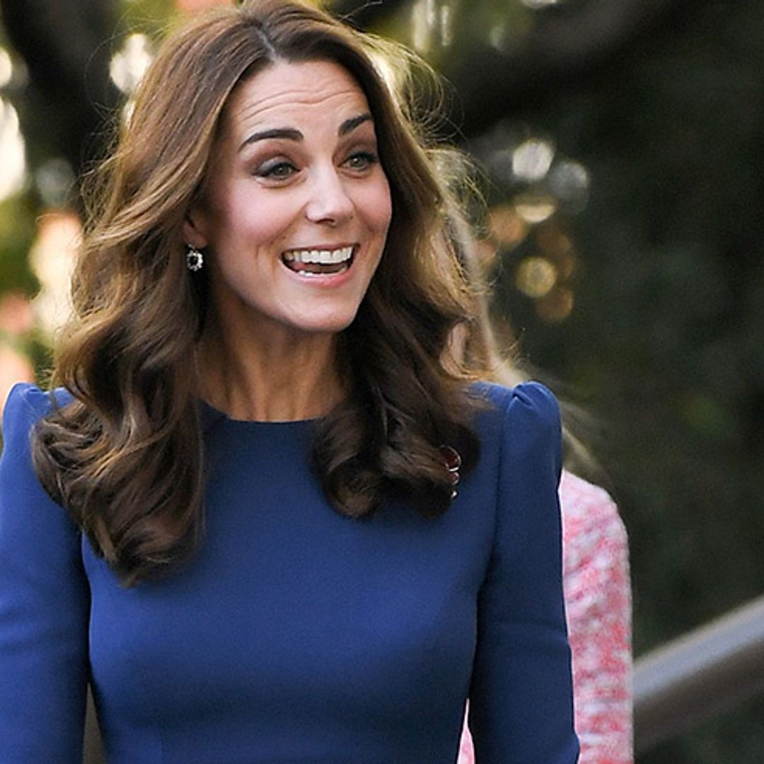Kate Middleton is regal in blue for a visit to the Imperial War Museum - and she recycled an old favourite!