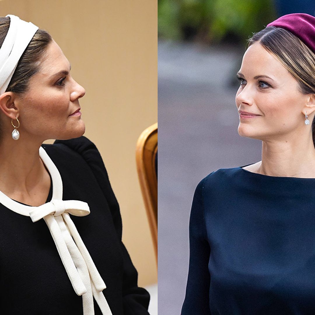 Crown Princess Victoria and Princess Sofia just wowed in the MOST stylish headbands