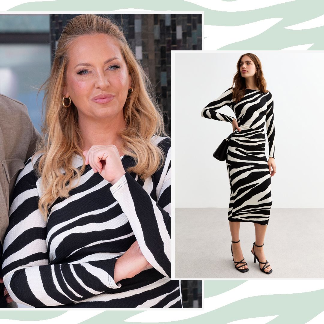 Josie Gibson wows on This Morning in the zebra print dress you've always wanted