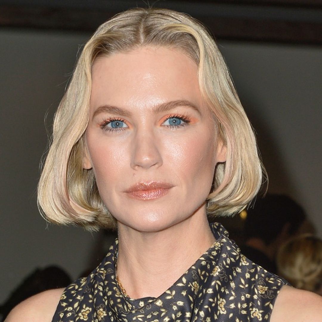 January Jones shares hilarious hair journey as she struggles with regrettable haircut