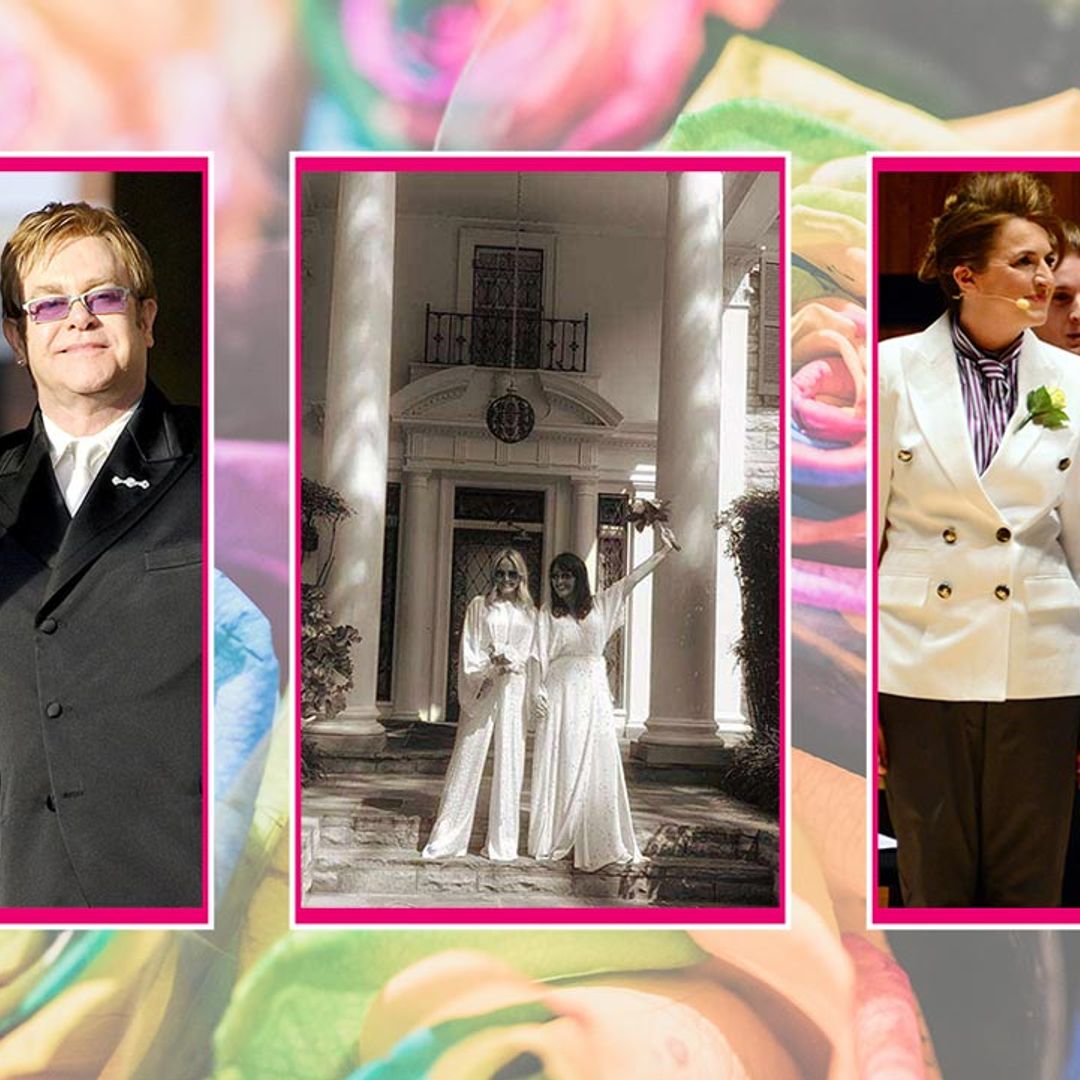 15 beautiful LGBTQ celebrity weddings: Rylan Clark, Ellen DeGeneres & more