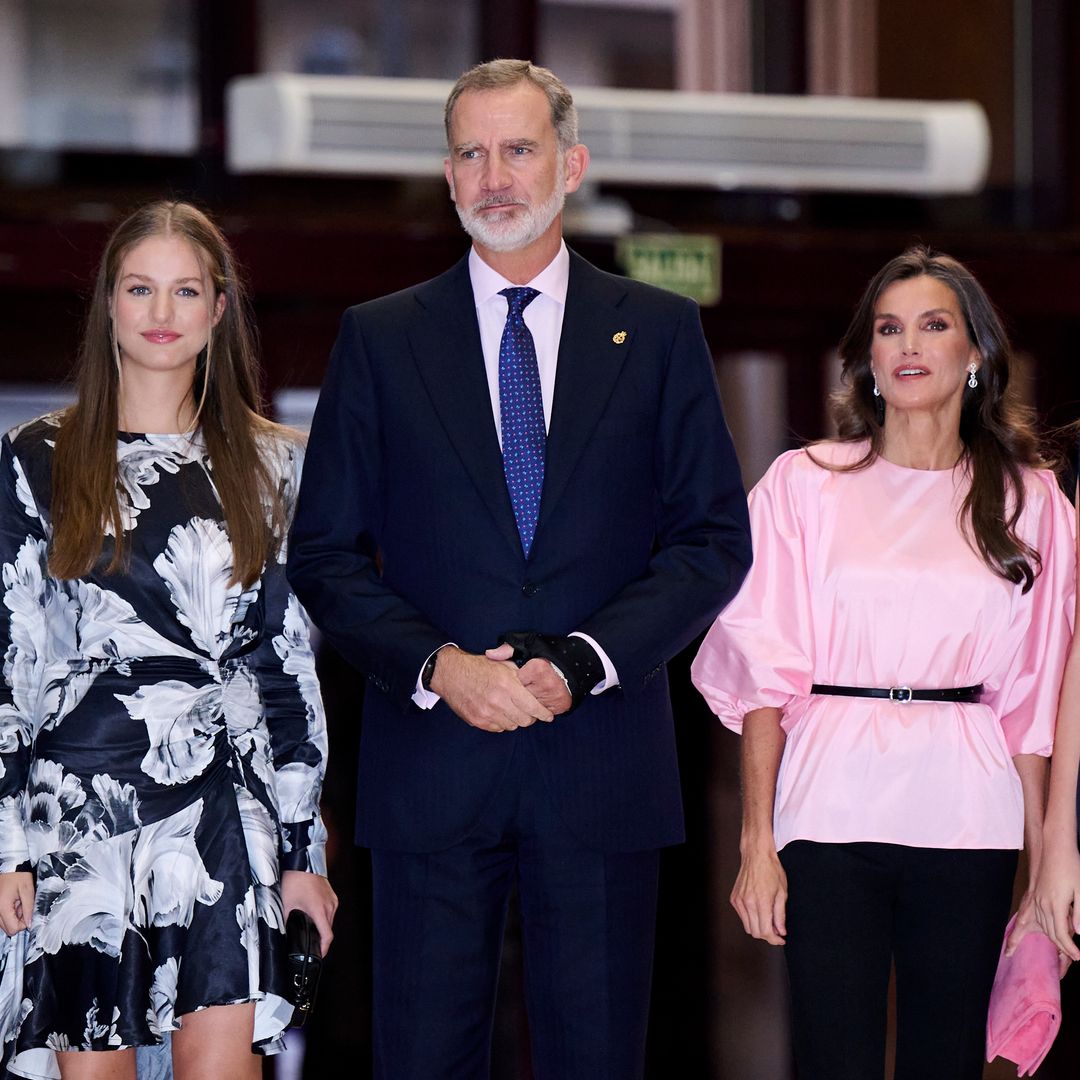 King Felipe and Queen Letizia reunite with Princess Leonor and Infanta Sofia