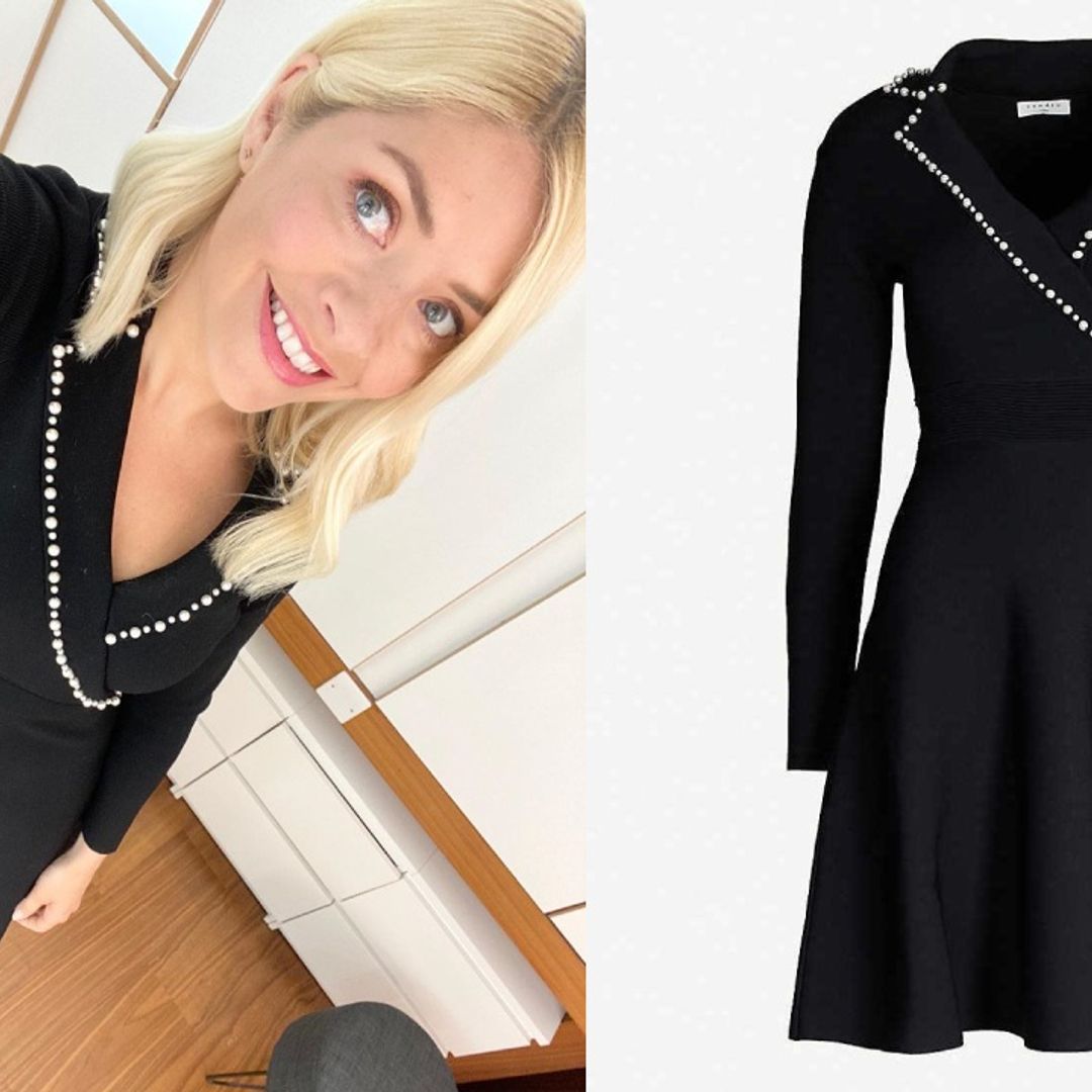 Holly Willoughby's ultra-glamorous Sandro mini dress was a total surprise on This Morning