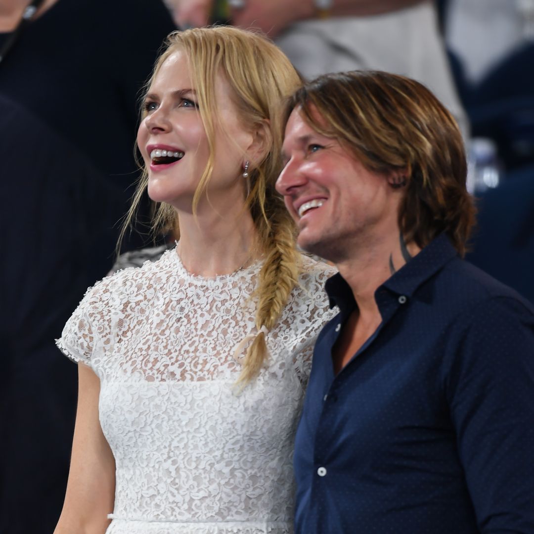 Keith Urban shares rare glimpse of Nicole Kidman at home wearing the floatiest white dress