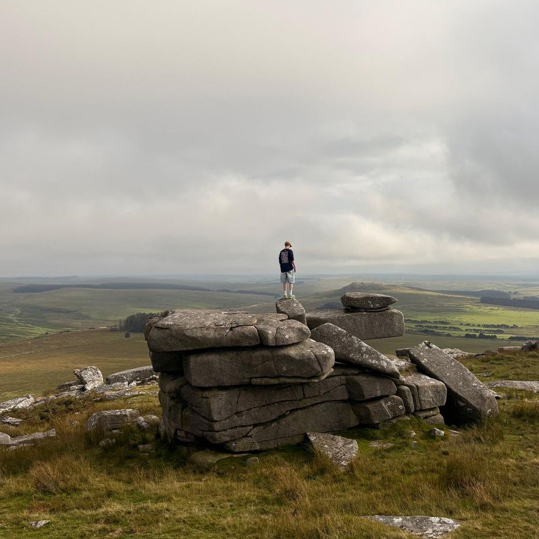 Climbing Brown Willy and Rough Tor on a windy afternoon