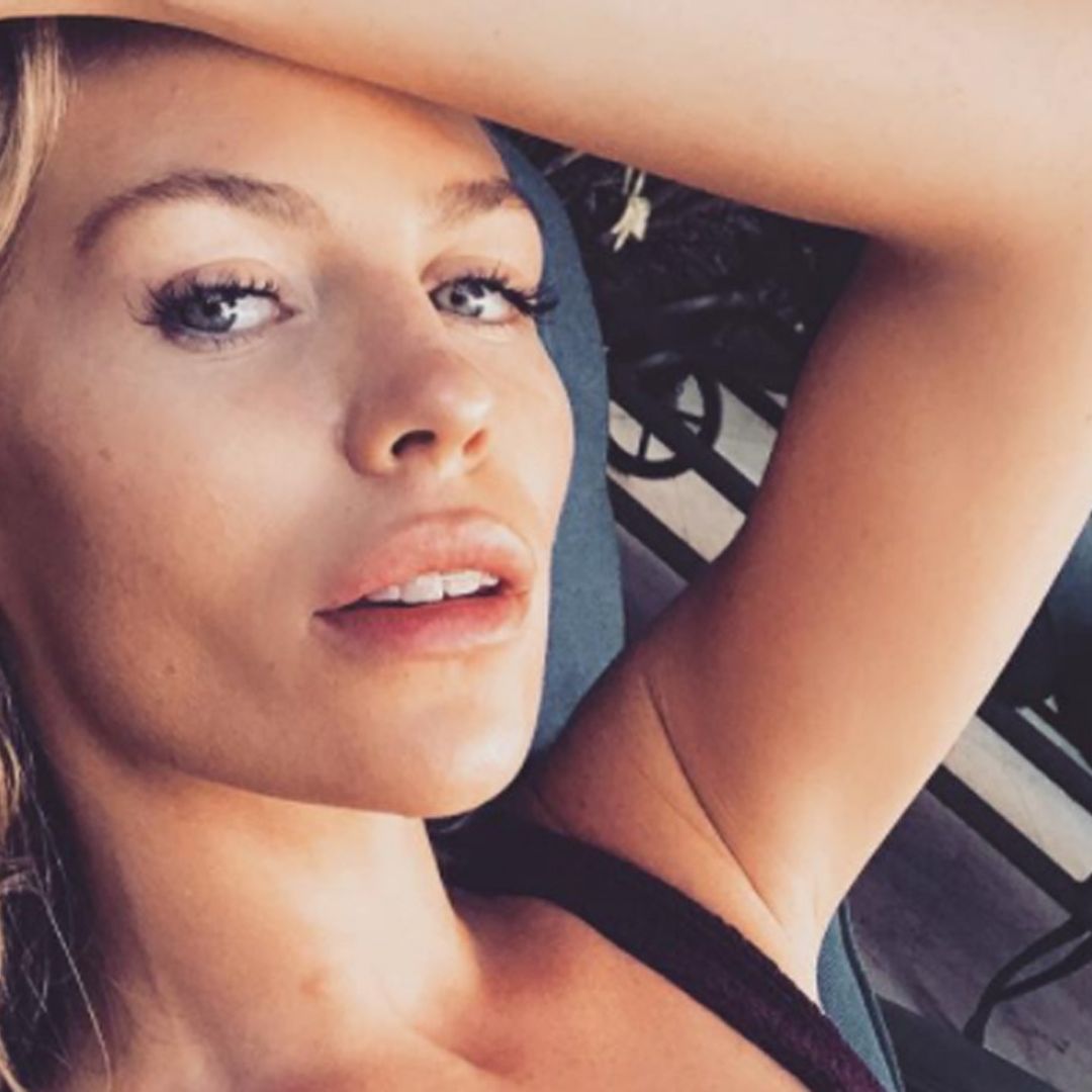 Abbey Clancy reveals endless legs in bold new photo