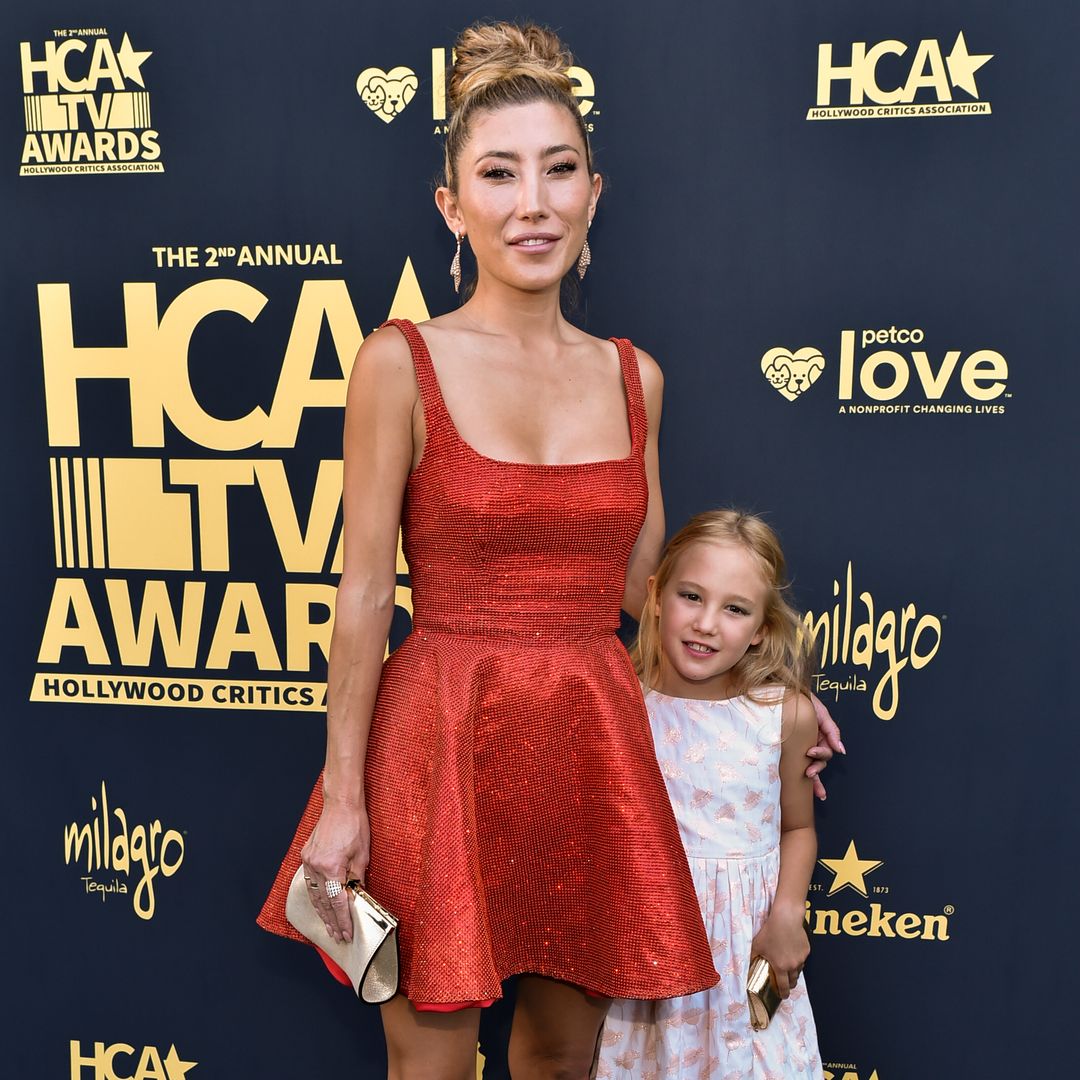 Dichen Lachman and Mathilda Osinski attend the Red Carpet of the 2nd Annual HCA TV Awards - Streaming at The Beverly Hilton on August 14, 2022 in Beverly Hills, California.