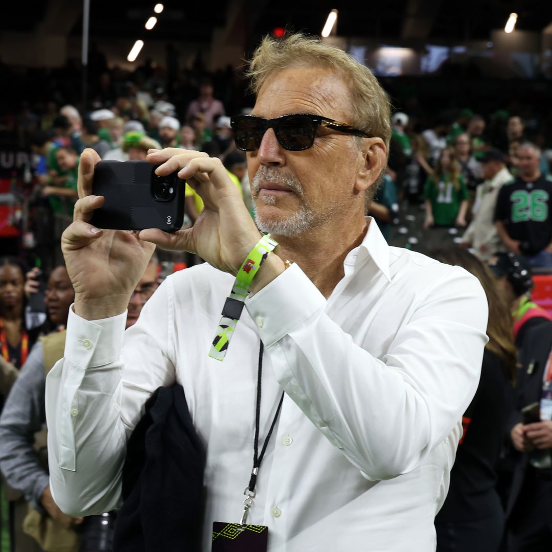 Kevin Costner attends the Super Bowl LIX Pregame at Caesars Superdome on February 09, 2025 in New Orleans, Louisiana.