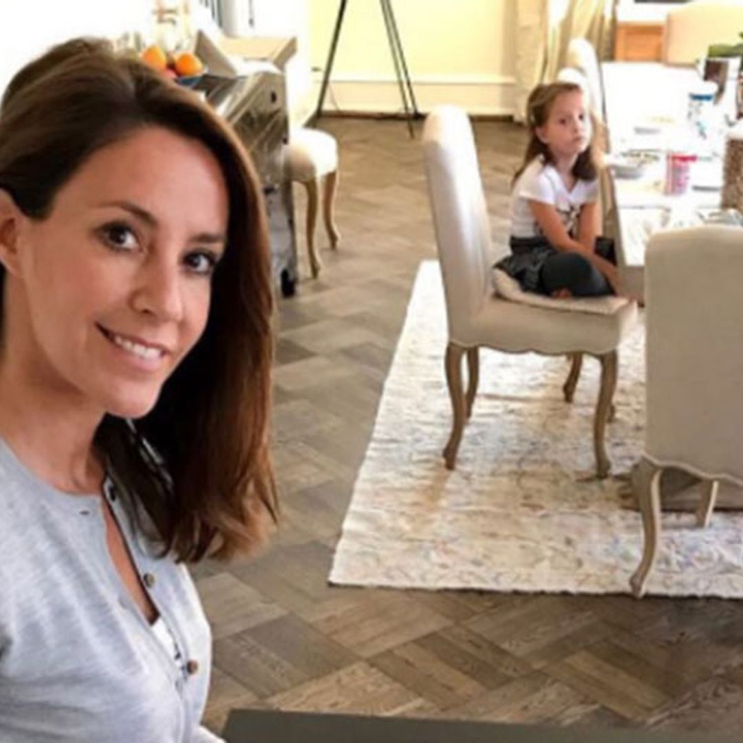 Off-duty Princess Marie shows off her maternal side whilst preparing school food for her kids